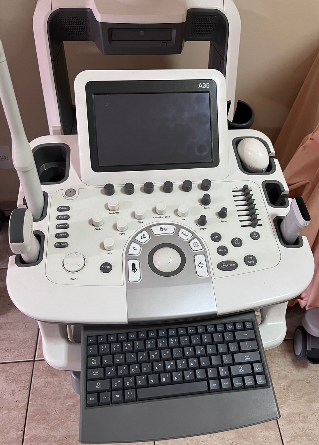 Produto - Sistema de Ultrassom Samsung Accuvix A35